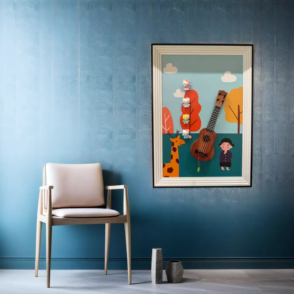 Boy Guitar 3D WallArt