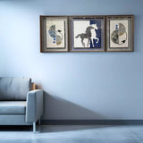Horse Graphics Frames Set of 3