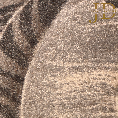 Doormat Leafy Design Grey (50cmx75cm)