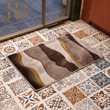 Doormat Waves Brown Design (50cmx75cm)
