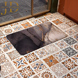 Doormat Abstract Design Black-Golden (40cmx60cm)