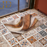 Doormat Waves Brown Design (50cmx75cm)