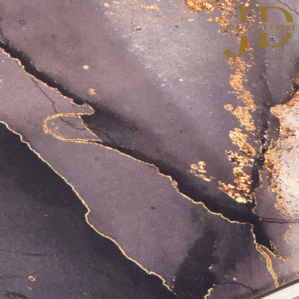 Doormat Abstract Design Black-Golden (40cmx60cm)