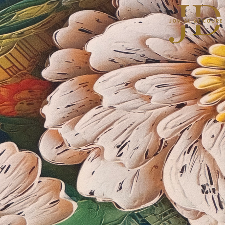 Doormat Floral Design Multicolored (40cmx60cm)