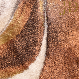 Doormat Waves Brown Design (50cmx75cm)