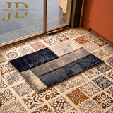 Doormat Abstract Multicolour Design Blue-Grey (50cmx75cm)