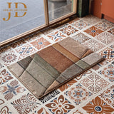 Doormat Lines Design Orange Multicolour (40cmx60cm)