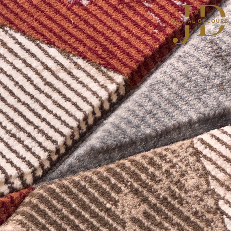 Doormat Triangular Design Reddish Multicolour (40cmx60cm)
