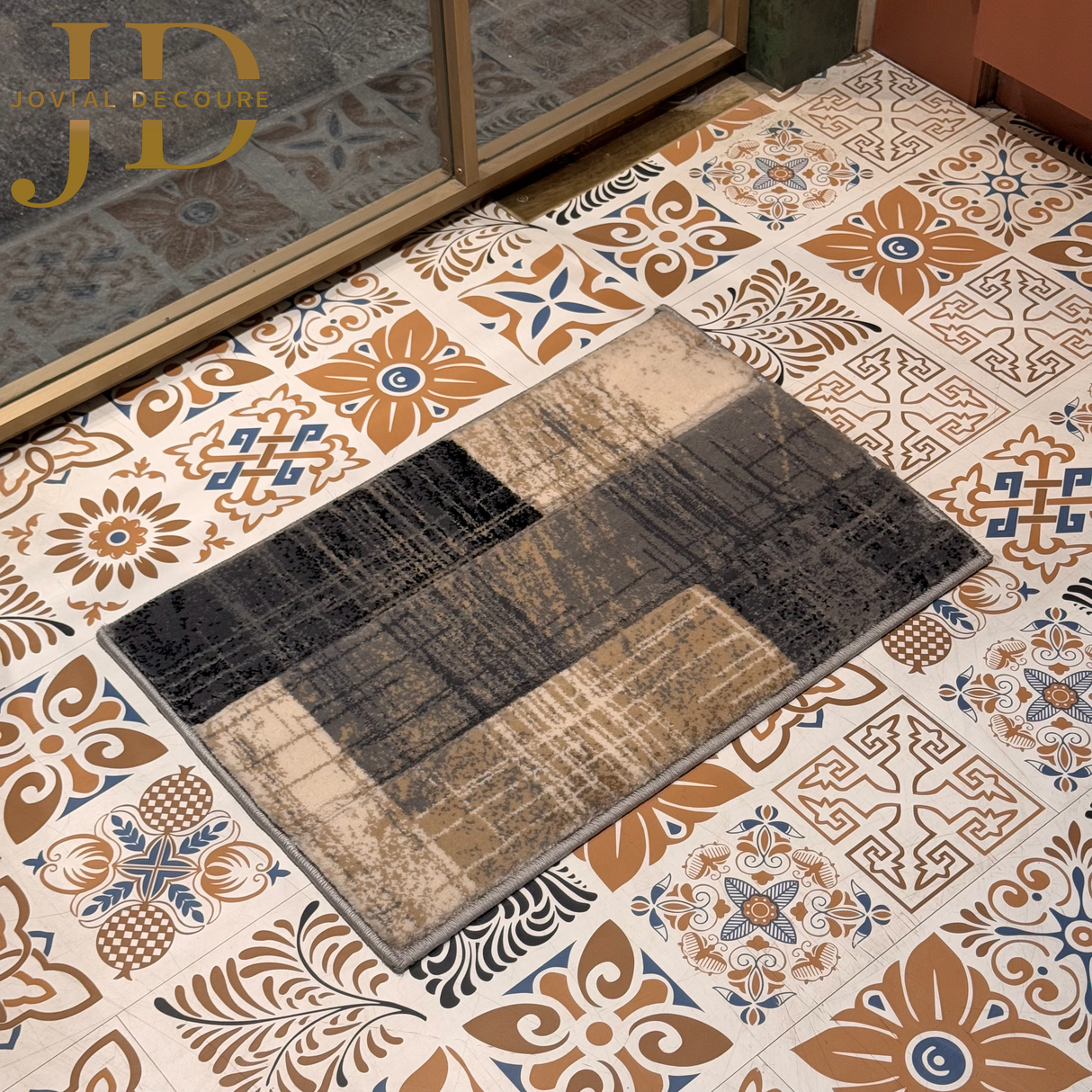Doormat Abstract Multicolour Design (40cmx60cm)