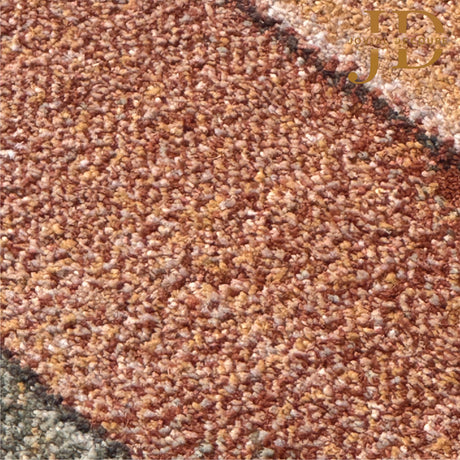 Doormat Lines Design Orange Multicolour (40cmx60cm)