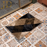 Doormat Squares Multicolour Design (40cmx60cm)