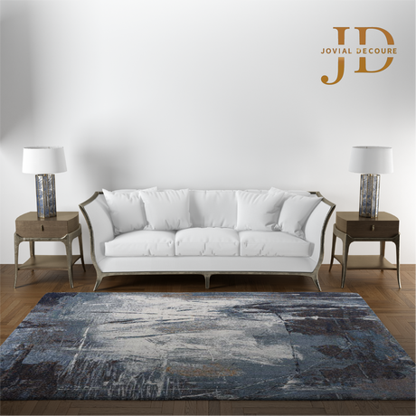 Carpet Aquarius Blue White
