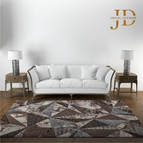 Carpet Alan Grey Orange Brown
