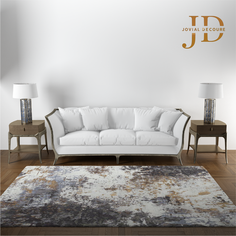 Carpet Aquarius White Grey Brown