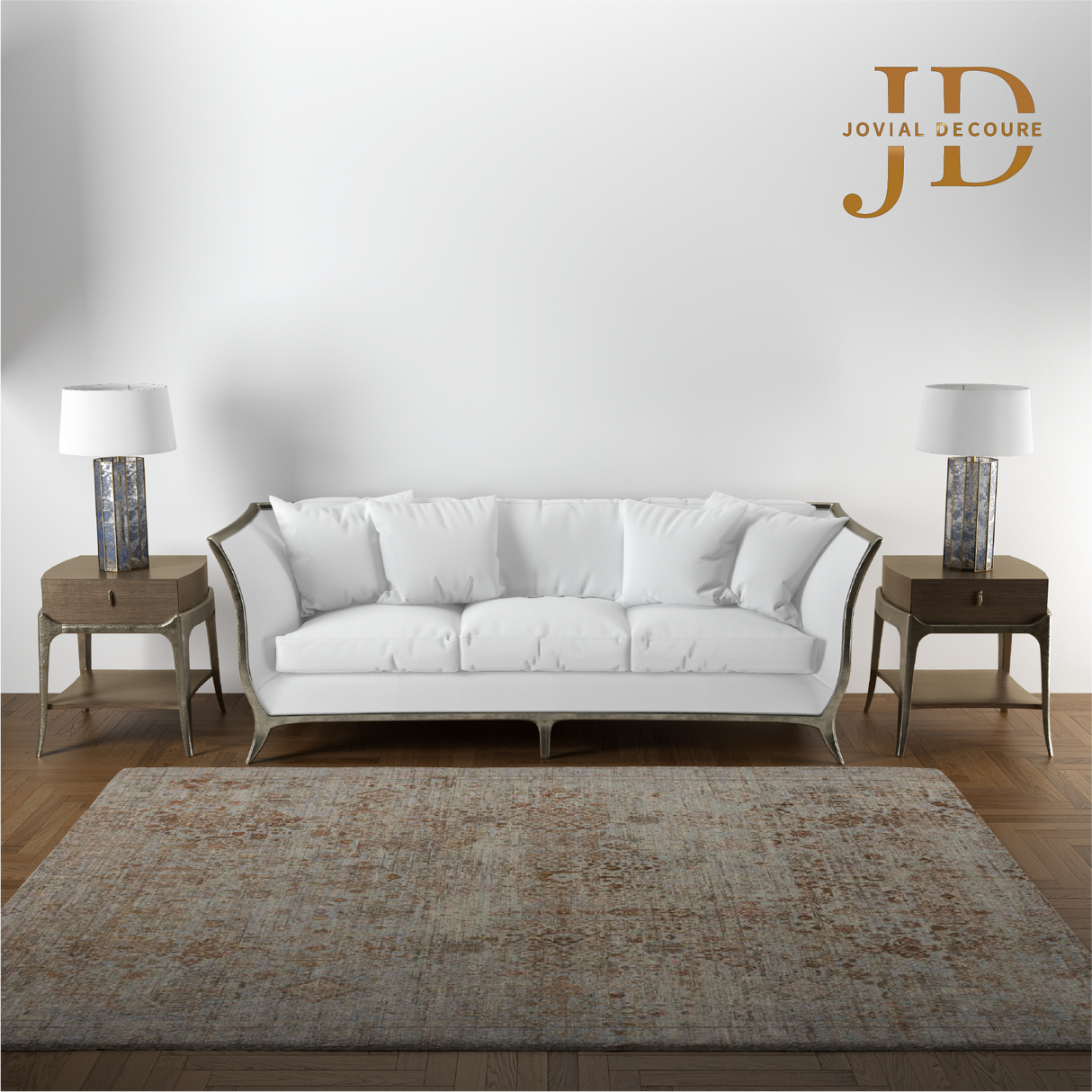 Carpet Aspendous Overdyed Grey Bronze
