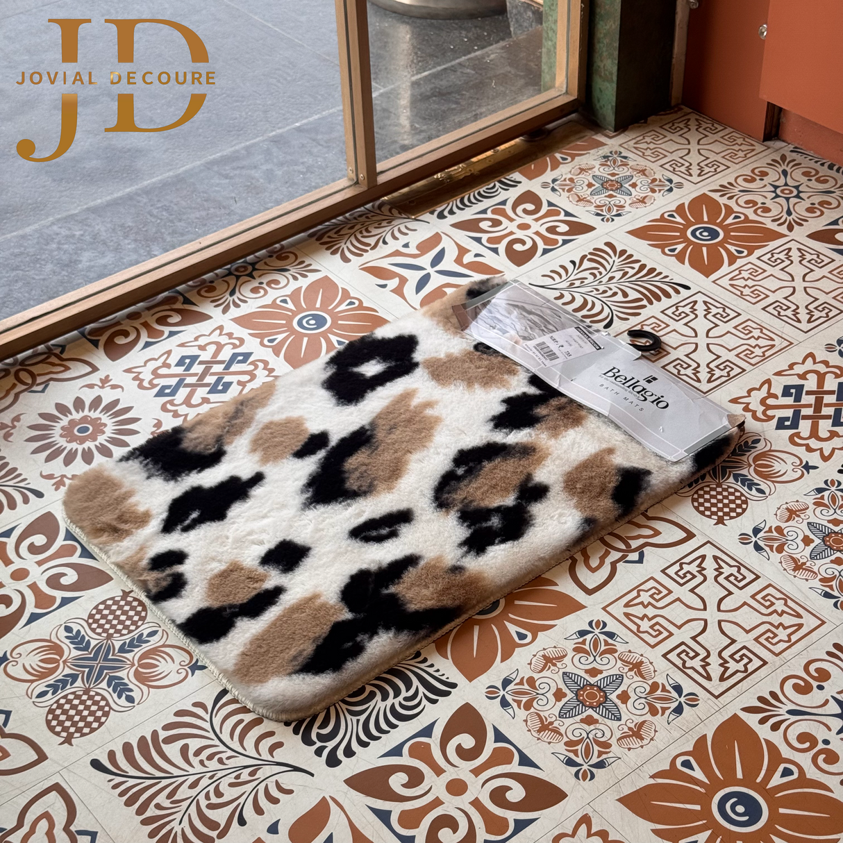Doormat Rabbit Print Soft Textured (40cmx60cm)