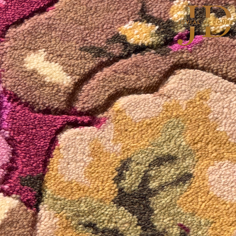 Doormat Floral Design Multicolored (40cmx60cm)
