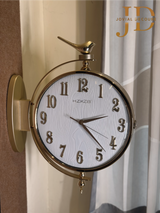 Sparrow Mounted Double-Sided Wall Clock