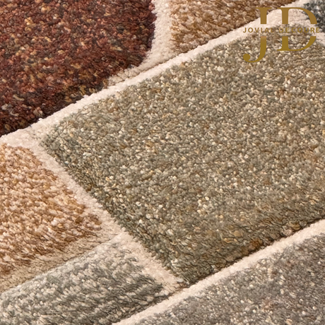 Doormat Geometry Design Multicolour (40cmx60cm)