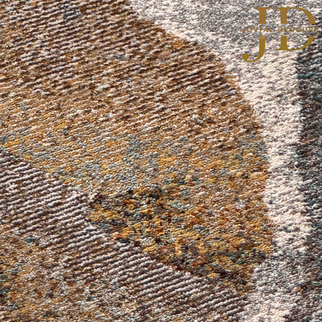 Doormat Abstract Design Brown-Blue (50cmx75cm)