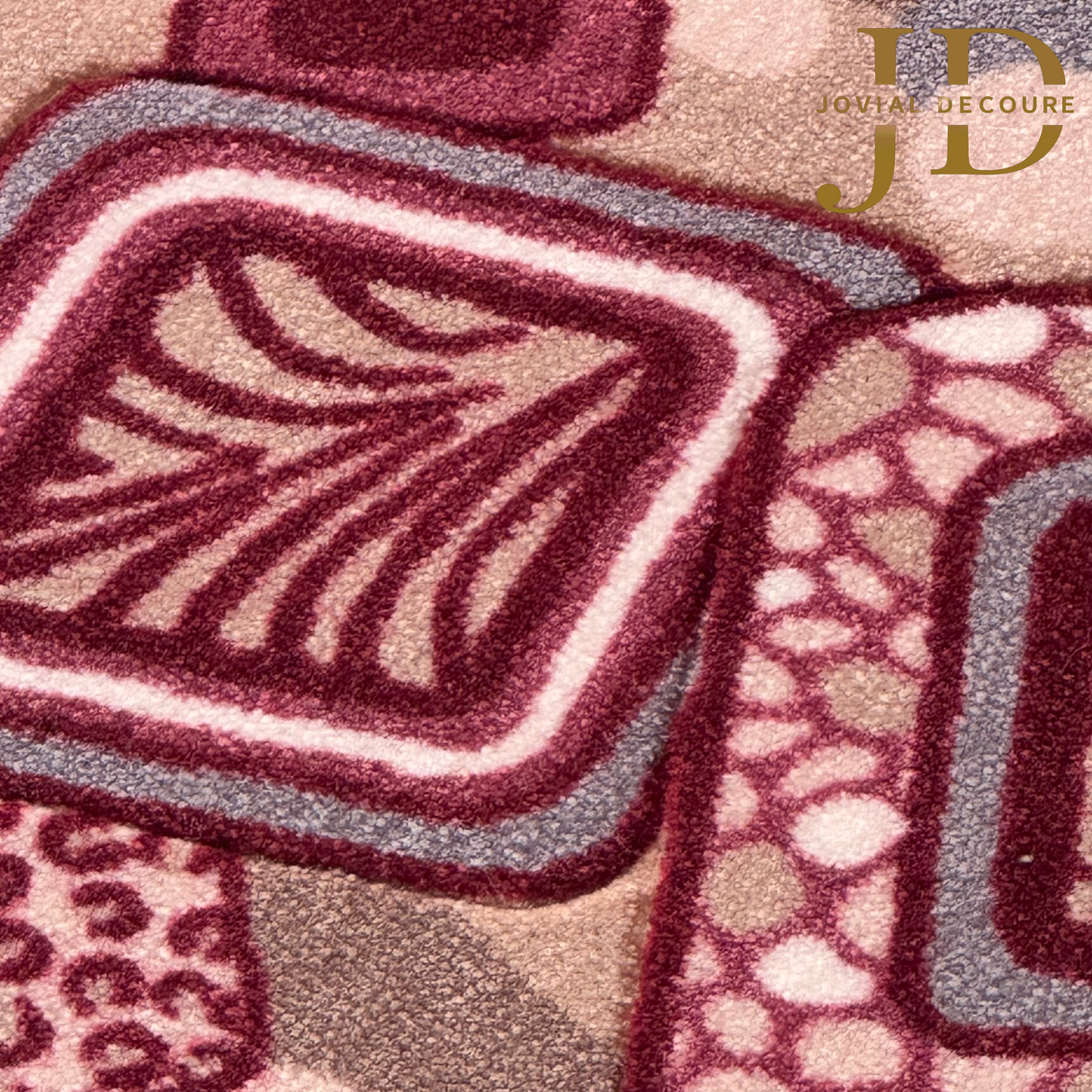 Doormat Floral Design Multicolored (40cmx60cm)