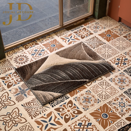 Doormat Leafy Design Multicolour (40cmx60cm)