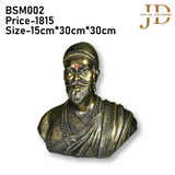 Chhatrapati Shivaji Maharaj Idol Gold-Toned