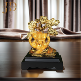 Golden Trees and Ganesha Statue