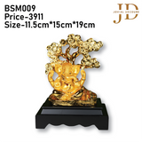 Golden Trees and Ganesha Statue