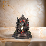 Chhatrapati Shivaji Maharaj on Sinhasan Copper Medium