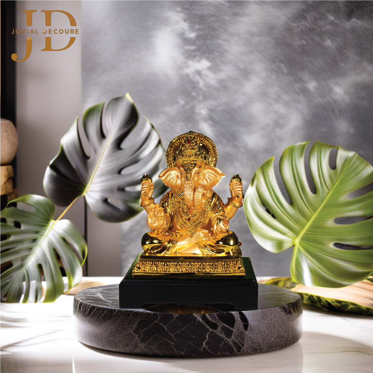 Golden Glory Shree Ganesha Idol