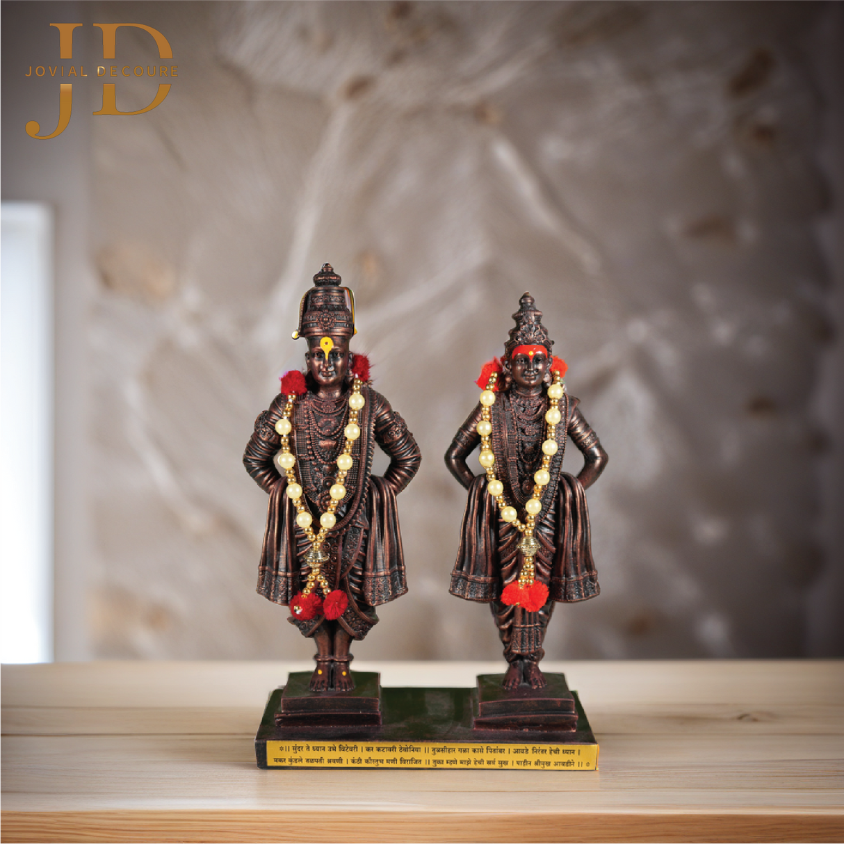 Vitthal Rukmini Idol Copper