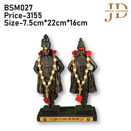 Vitthal Rukmini Idol Gold