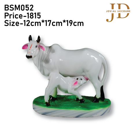 Kamdhenu Cow and Calf Idol