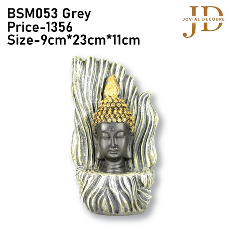 Lord Buddha Idol Grey
