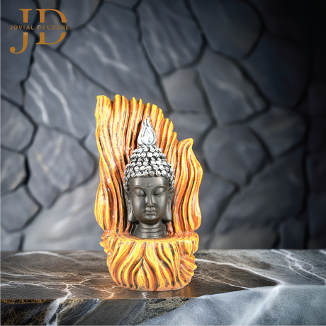 Lord Buddha Idol Grey