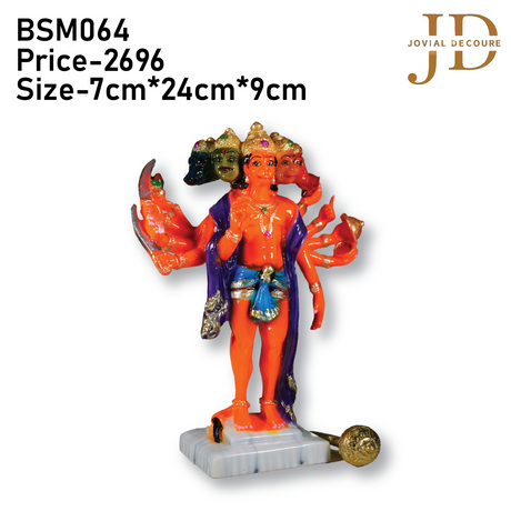 Panchmukhi Hanuman Idol Standing Small