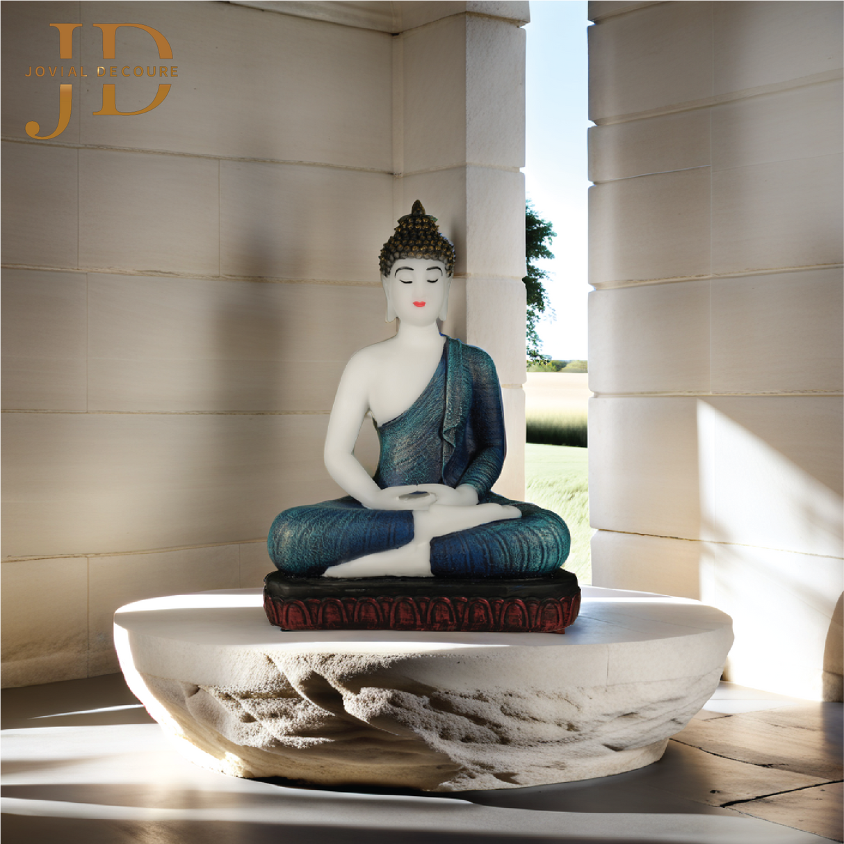 Meditating Buddha Idol Medium