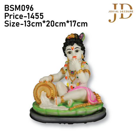 Lord Krishna Idol White