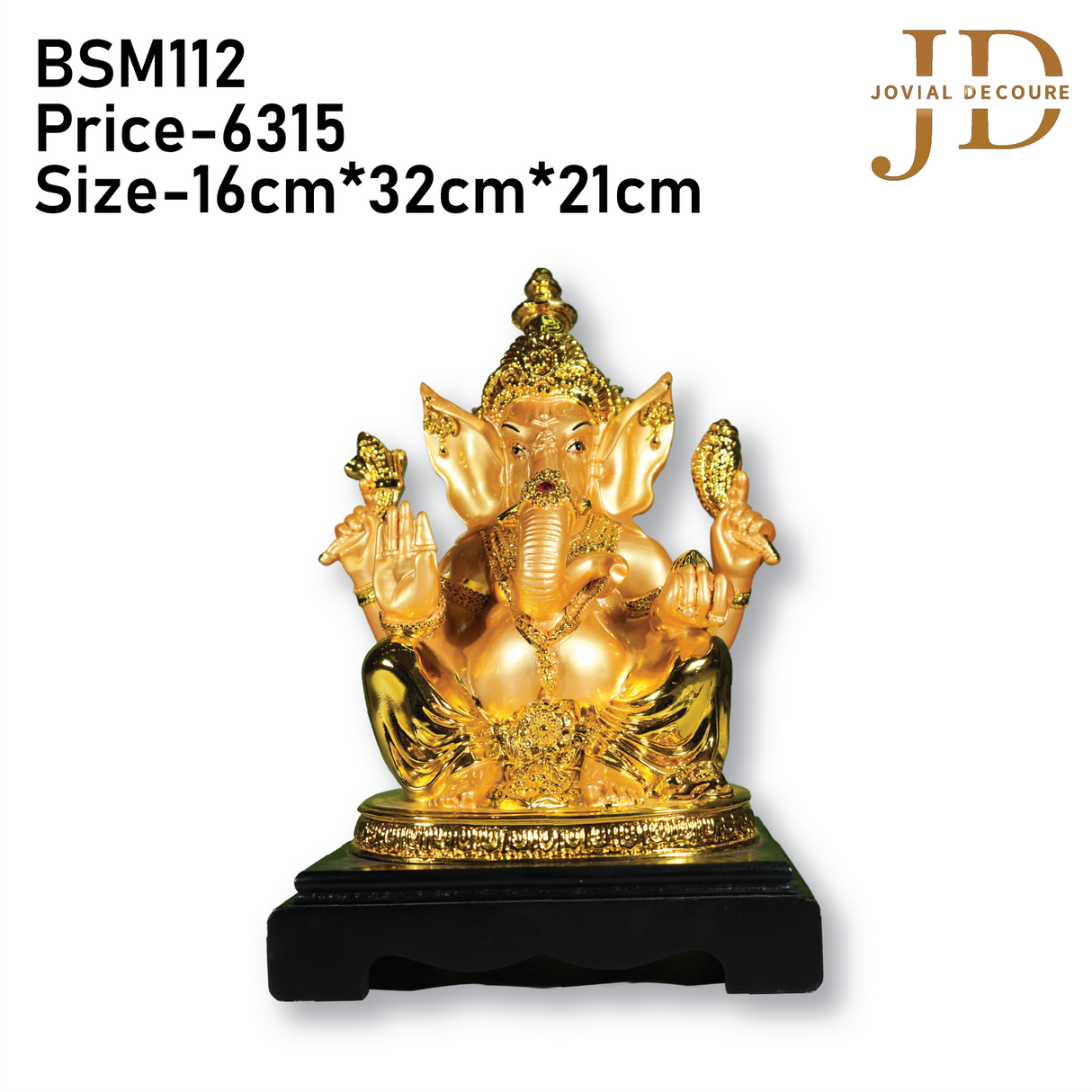 Golden Lord Ganesha Idol