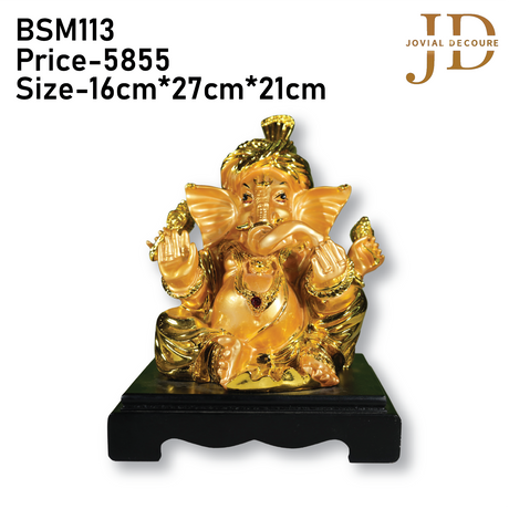 Golden Lord Ganesha Idol
