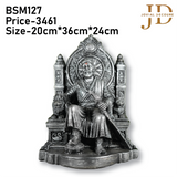 Chhatrapati Shivaji Maharaj on Sinhasan Silver Big