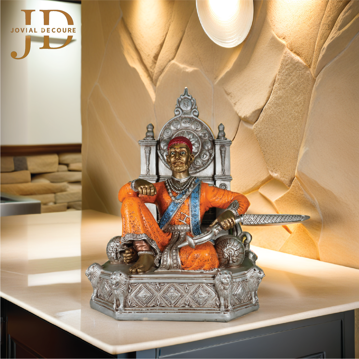 Chhatrapati Shivaji Maharaj on Sinhasan Big