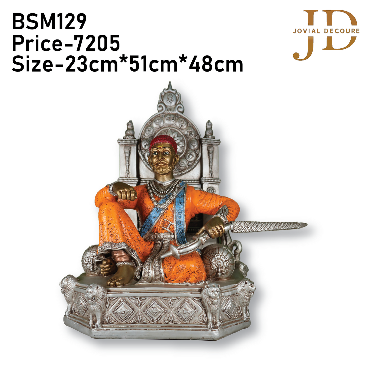 Chhatrapati Shivaji Maharaj on Sinhasan Big
