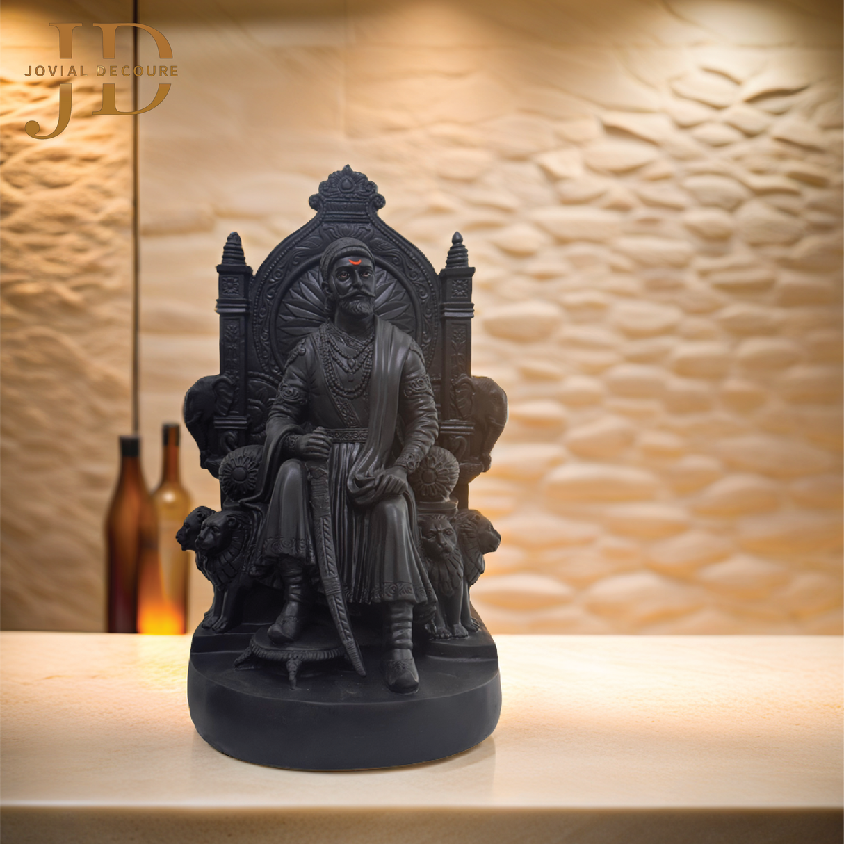 Chhatrapati Shivaji Maharaj on Sinhasan