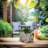 Artificial Faux Potted Plants for Table Desk (Frog Style)