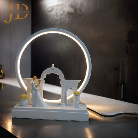 Couple Statue with Led Lights