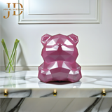 Geometric Teddy Piggy Bank