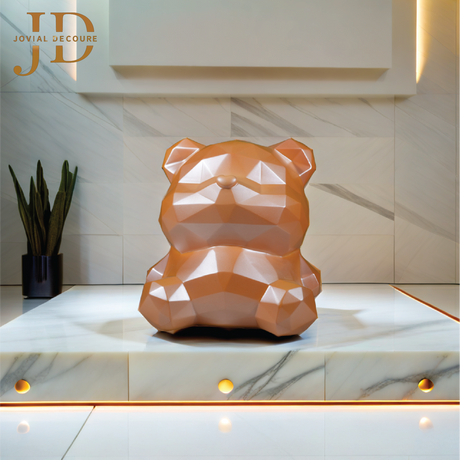 Geometric Teddy Piggy Bank