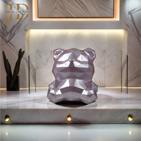 Geometric Teddy Piggy Bank